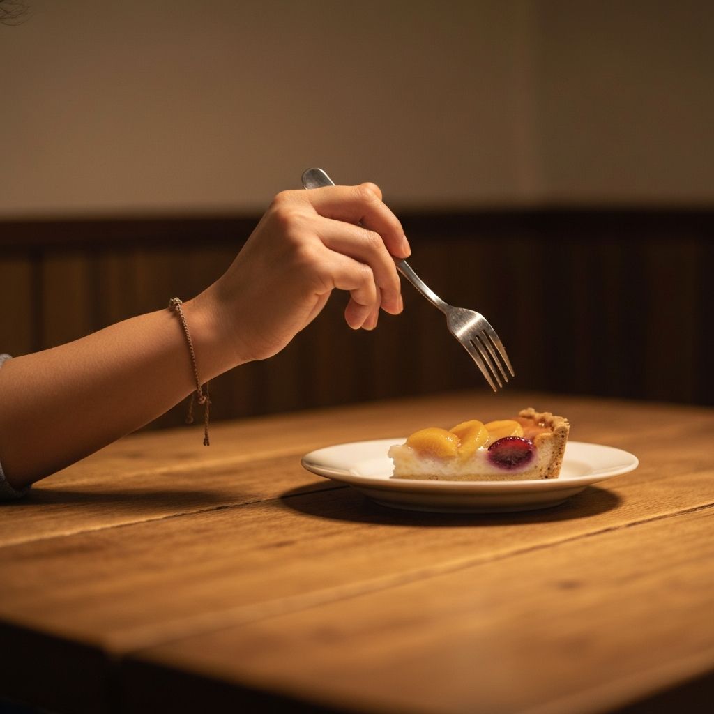 Mindful eating scene